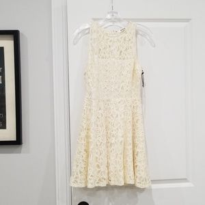Ivory lace dress